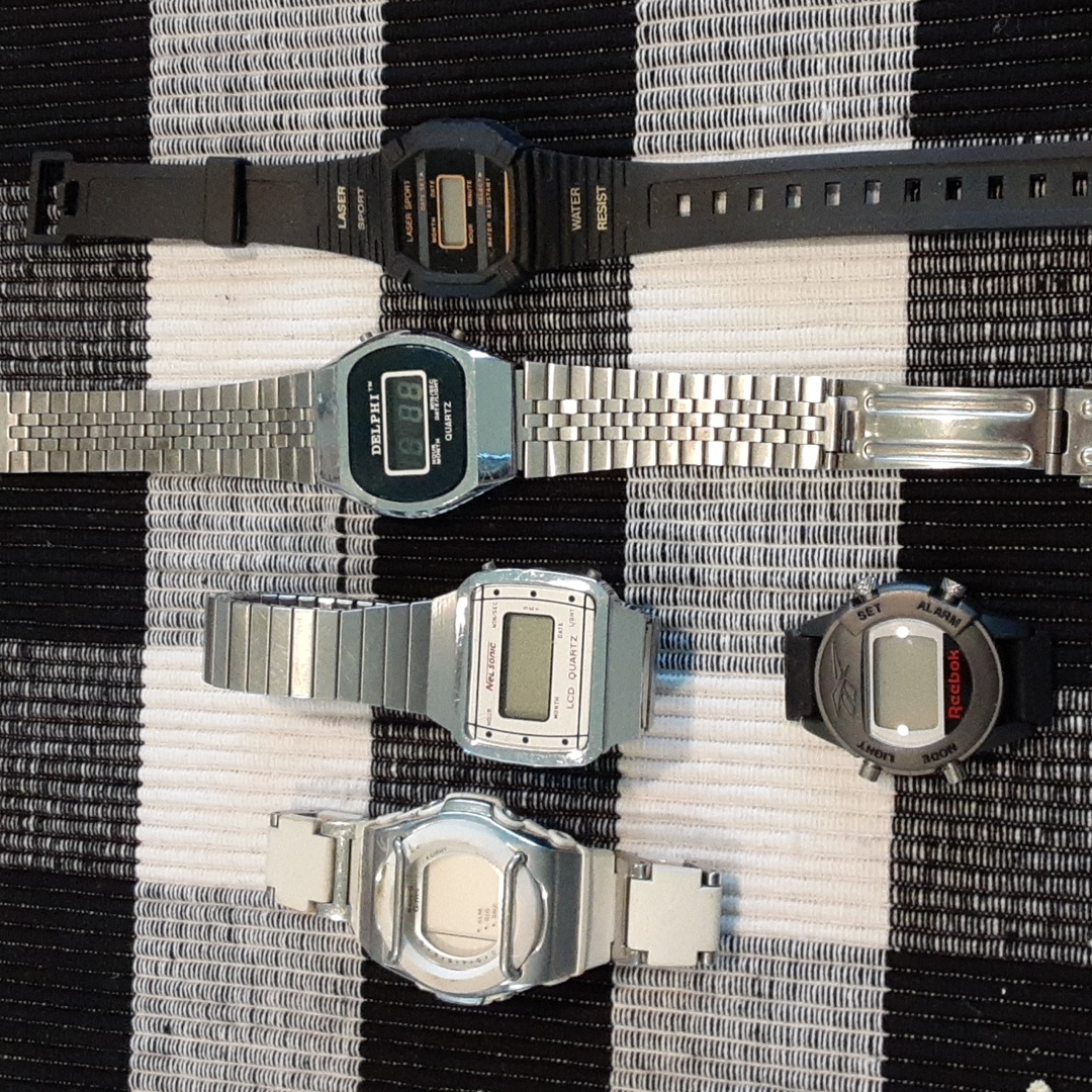 Vintage And Other Digital Watches Delphi Baby G